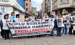 Eskişehir'de emeklilerin eylemi devam ediyor: Çare örgütlü mücadelemizdir