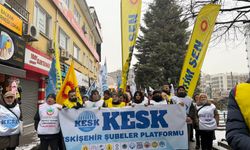 Eskişehir’de kamu emekçileri iş bıraktı