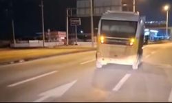 Dur ikazı fayda etmedi, lastik pes etti... Alkollü şoför şehri birbirine kattı