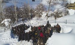 Çığ felaketinde hayatını kaybeden kadın son yolculuğuna uğurlandı