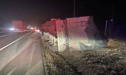 Alkollü tır sürücüsü trafik güvenliğini tehlikeye soktu