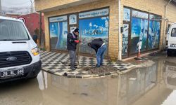 İnönü'de tıkalı yağmur suyu giderleri açılıyor