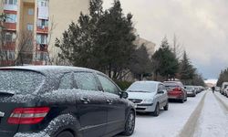 Eskişehir’in yükseklerinde kar geldi: Termometreler -5’i gösteriyor!