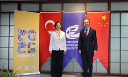 Başkan Ünlüce, Almanya ve Çinli diplomatları ağırladı