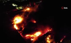 Kimyasal kaplama fabrikasında korkutan yangın!