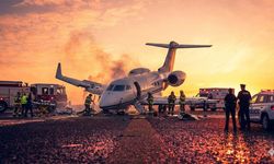 ABD’de özel jet faciası: 8 kişiyi taşıyan jet kalkışta düştü