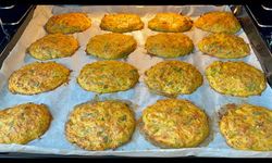 Pratik fırında kabak mücver tarifi