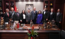 Hacı Bektaş Veli Anadolu Kültür Vakfı'ndan Başkan Ataç'a ziyaret!