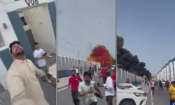 6 ülke hedef oldu! İşte İran füzesinin Katar'a düştüğü an