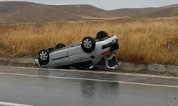 Eskişehir yolunda feci kaza: Kontrolden çıkan araç takla attı!