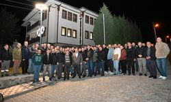 Mahalleliden Başkan Hamamcı'ya teşekkür ziyareti