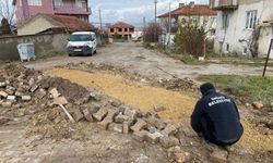 İnönü'de yol tamiri ve temizlik çalışmaları sokak sokak devam ediyor