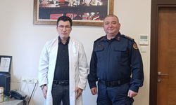 Jandarma Albay Ünlü’den Başhekim Prof. Dr. Gürsoy’a ziyaret