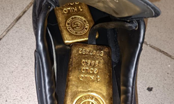 Ayakkabı içerisinde 41 kilo altın ele geçirildi