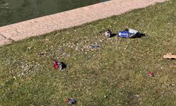 Eskişehir'de duyarsız vatandaşlardan pes dedirten davranış: Çekirdek çitleyip çöplüğe çevirdiler