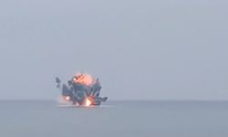 Kıyıya vuran insansız deniz aracı imha edildi