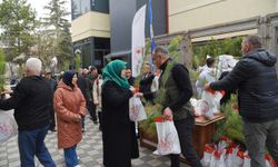 Eskişehir Orman Bölge Müdürlüğü'nden fidan dağıtımı