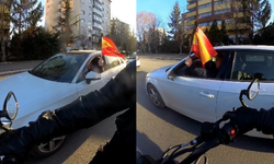 İki ülkenin dostluğu sosyal medyayı salladı: Eskişehir'de Türk ve İspanyol bayraklarıyla trafiğe çıktı!