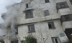 Apartmanda yangın paniği