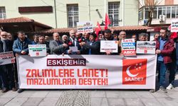 Eskişehir'de Gazze için eylem: Bu durum bir insanlık dramıdır