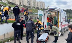 Dereye düşen adamı ekipler kurtardı