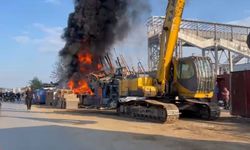 Hurdacılar sitesinde çıkan yangın korkuttu