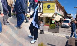 Düşerek yaralanan adama sağlık ekipleri müdahale etti