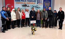 Huzurevi sakinlerinden Eskişehir İl Emniyet'ine anlamlı ziyaret