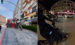Motosikletin önünü kaldırarak yaptığı paylaşım 49 bin TL'ye mal oldu