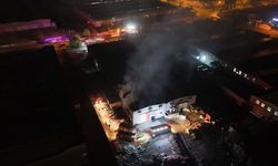 Kayseri'de sünger fabrikasında yangın