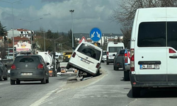 Eskişehir’de çevre yolunda korkutan kaza