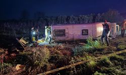 İznik’te feci kaza: 1 ölü, 12 yaralı