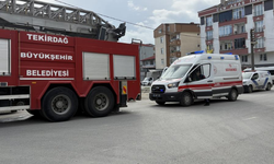 Ocakta unutulan yemek yangına sebep oldu