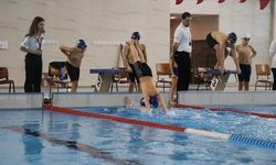 Yüzmede zorlu sınav