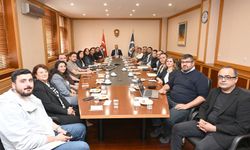 Rektör Adıgüzel’in katılımıyla “AUPRESS Dergi Editörleri Değerlendirme Toplantısı” yapıldı