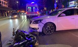 Eskişehir'de otomobil ile motosiklet çarpıştı: 1 yaralı