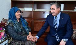 Vali Yılmaz'dan Ayşe teyzeye anlamlı ziyaret