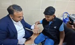 Parmağına yüzük sıkışan vatandaşın yardımına itfaiye amiri koştu