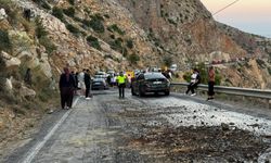 Yola akan mazot zincirleme kazaya neden oldu, 4 araç birbirine girdi