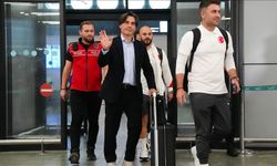 A Milli Futbol Takımı, yurda döndü
