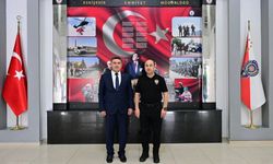Yargıtay’a atanan Başsavcı Karakülah’tan Emniyet Müdürü Yılmaz’a veda ziyareti