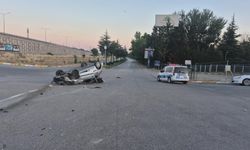 Eskişehir'de kontrolden çıkan otomobil takla attı: 1 yaralı