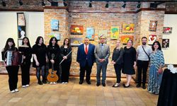 Muzaffer Çil Anadolu Lisesi öğrencilerinden sanat sergisi
