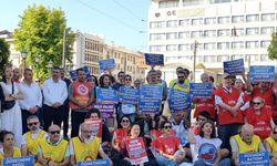 Eskişehir'de özel sektör öğretmenlerinden destek eylemi