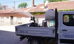Tepebaşı’da sivrisinek ve zararlı haşerelere karşı ilaçlama çalışmaları sürüyor