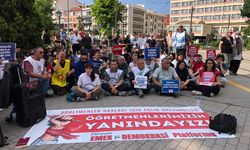 Ankara’da gözaltına alınan öğretmenlere Eskişehir’den destek