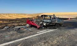 Kaza yapıp yanan aracın sürücüsü hayatını kaybetti