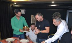 Başkan Bayrak'a doğum günü sürprizi