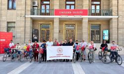 Eskişehir'de 15 Temmuz için pedal çevirdiler