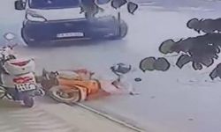 Eskişehir’de U dönüşü yapan minibüs motosiklete çarptı